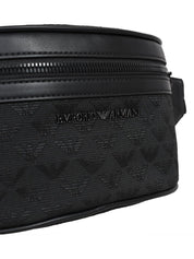 Emporio armani ?elt bag with jacquard monogram