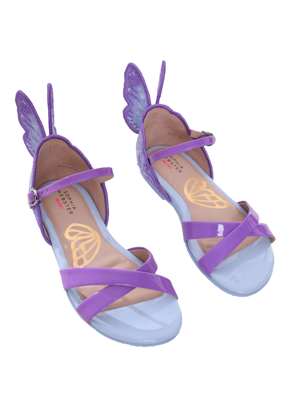 Sophia Webster Mini Girls Purple & Blue Chiara Sandals