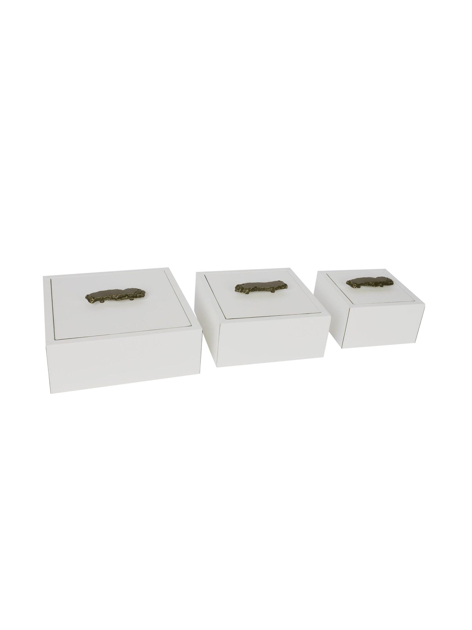 Ambra stackable trinket box square medium