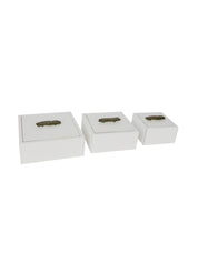 Ambra Stackable Trinket Box Square Medium