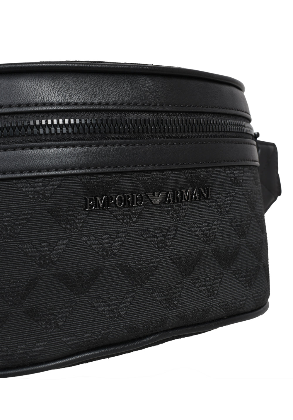 EMPORIO ARMANI Βelt Bag with jacquard monogram