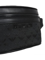 Emporio armani βelt bag with jacquard monogram