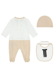 Balmain Kids logo-appliqué cotton pajamas