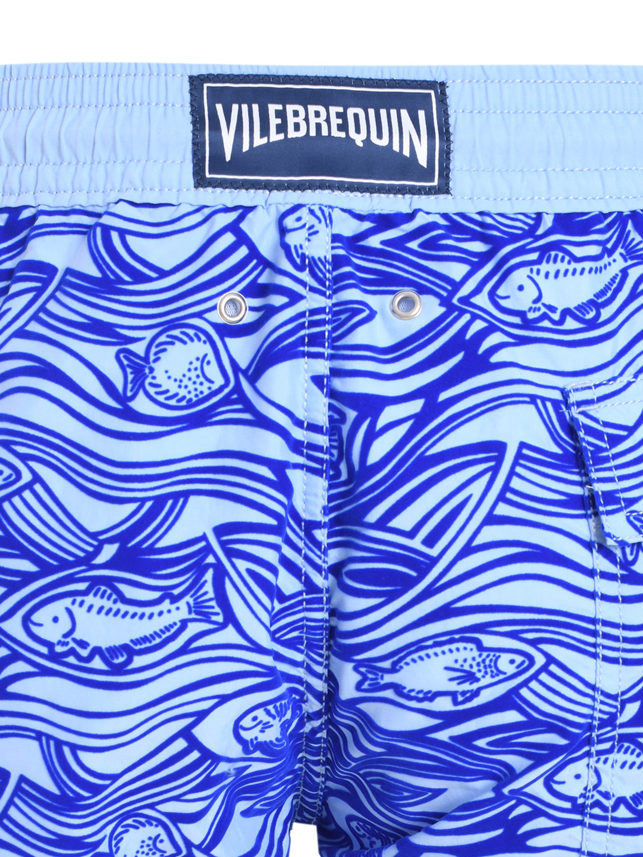 Men Swim Shorts Flocked Aquarium