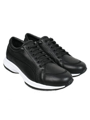 GIORGIO ARMANI  Share Deerskin and leather sneakers حذاء رياضي 