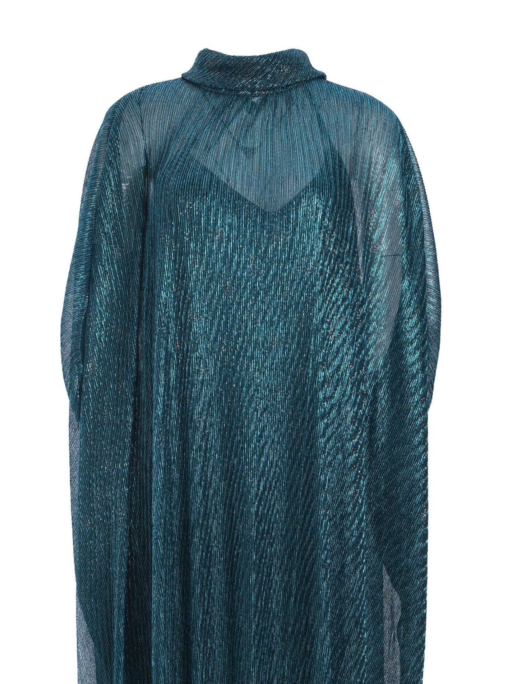 Long dress stardust metallic
