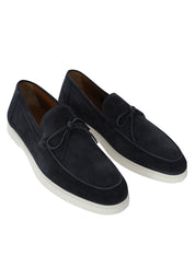 Doucal's lace-up suede loafers