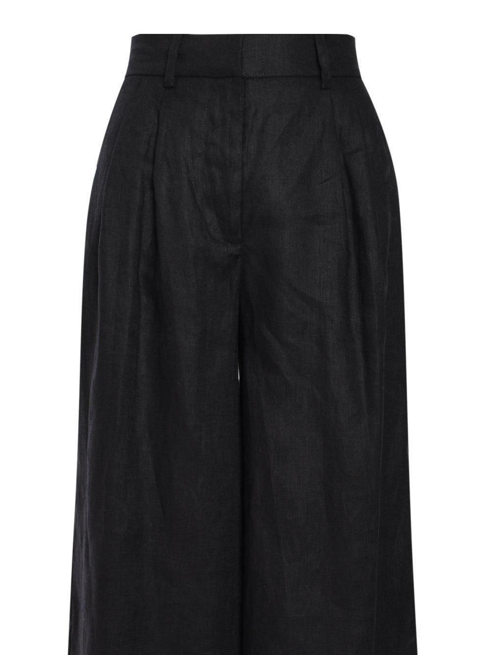 Staud sasha wide-leg linen trousers