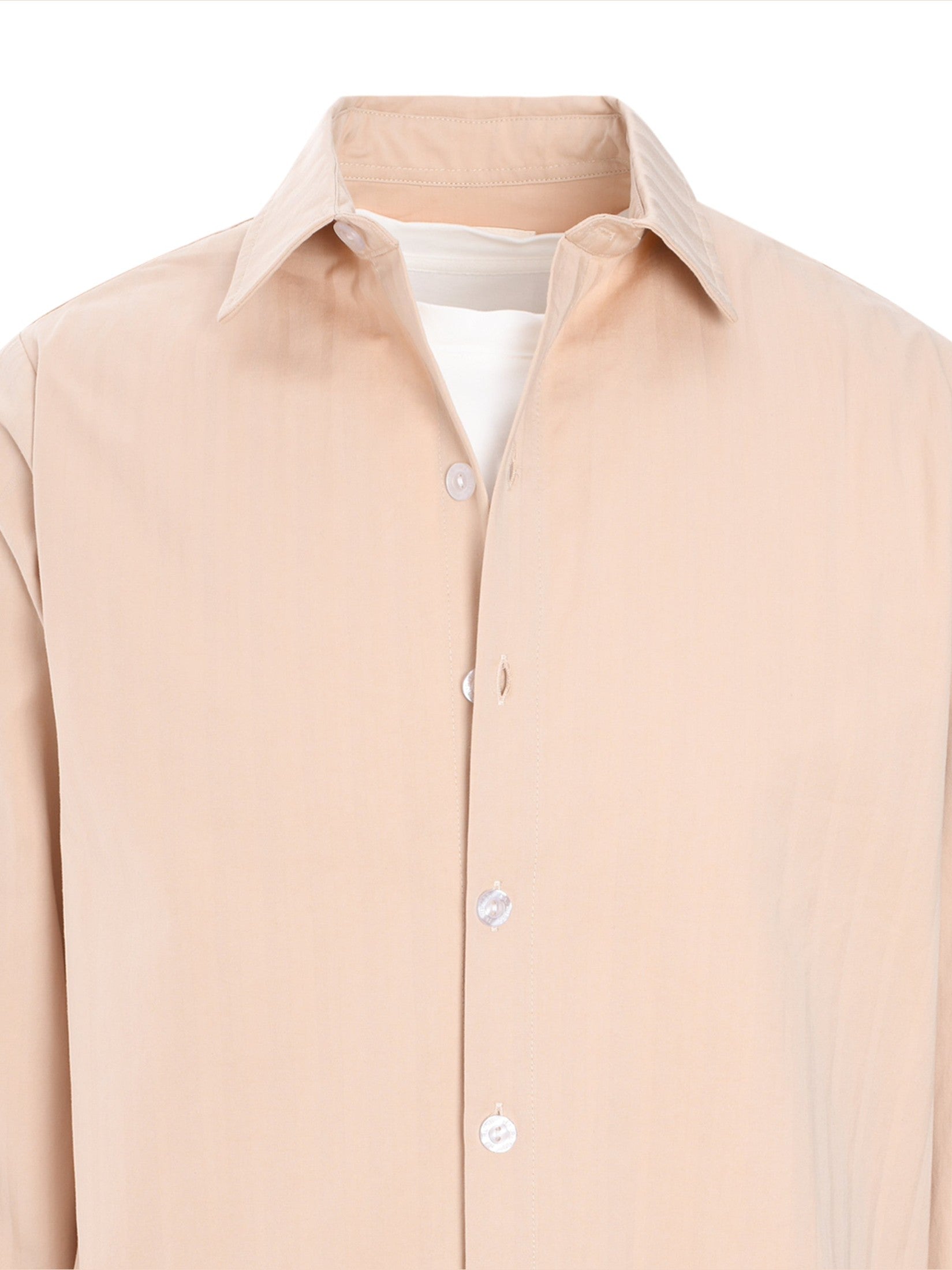 Beige layered shirt