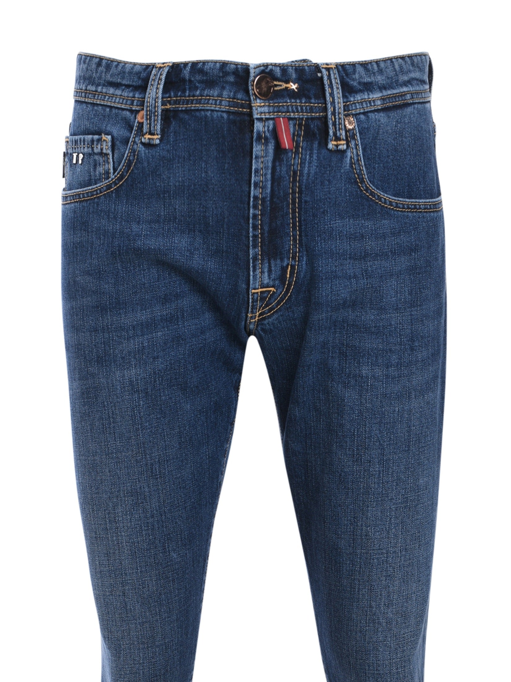 Michelangelo zip denim jeans