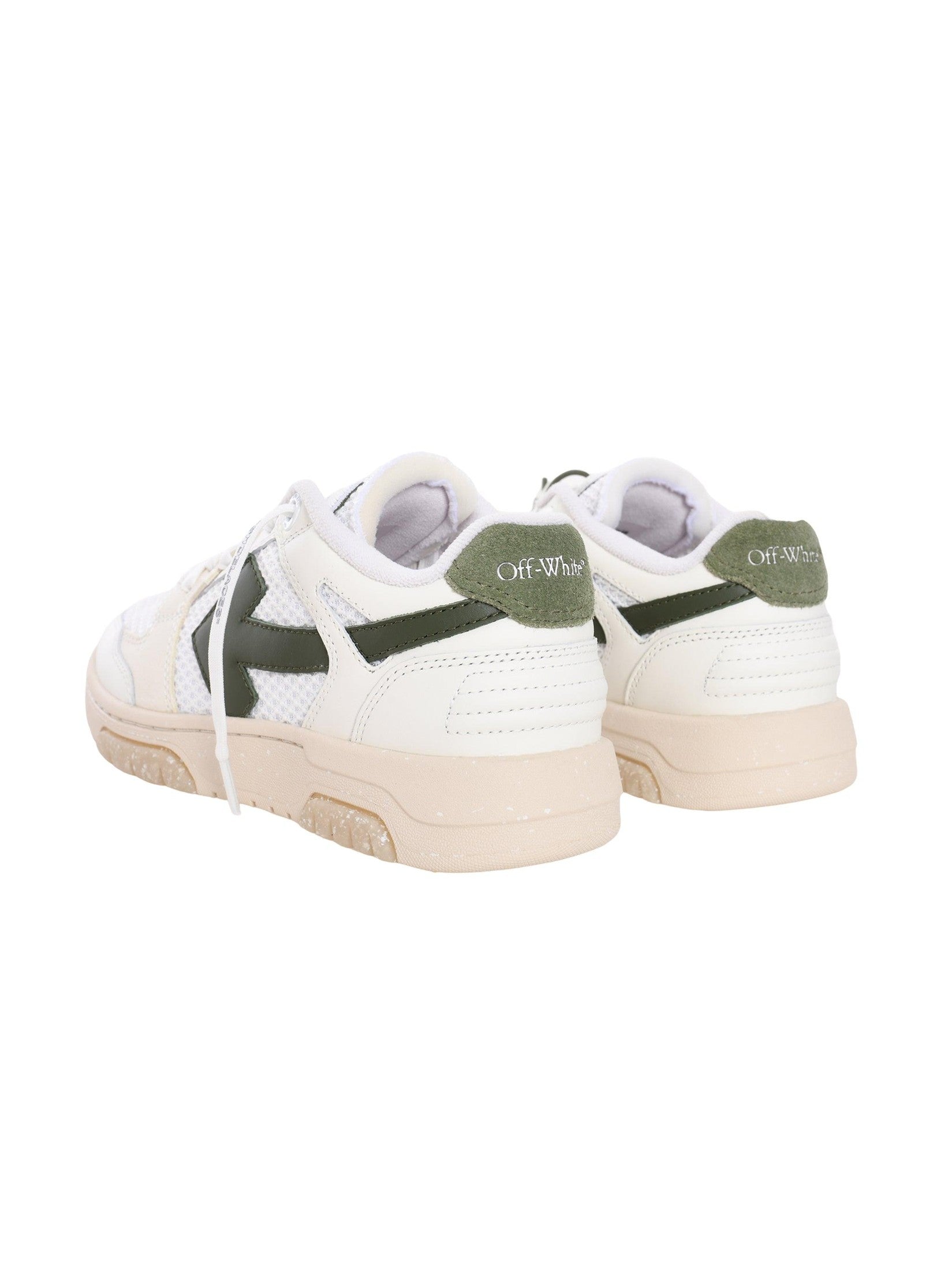 Slim out of office white - military gree