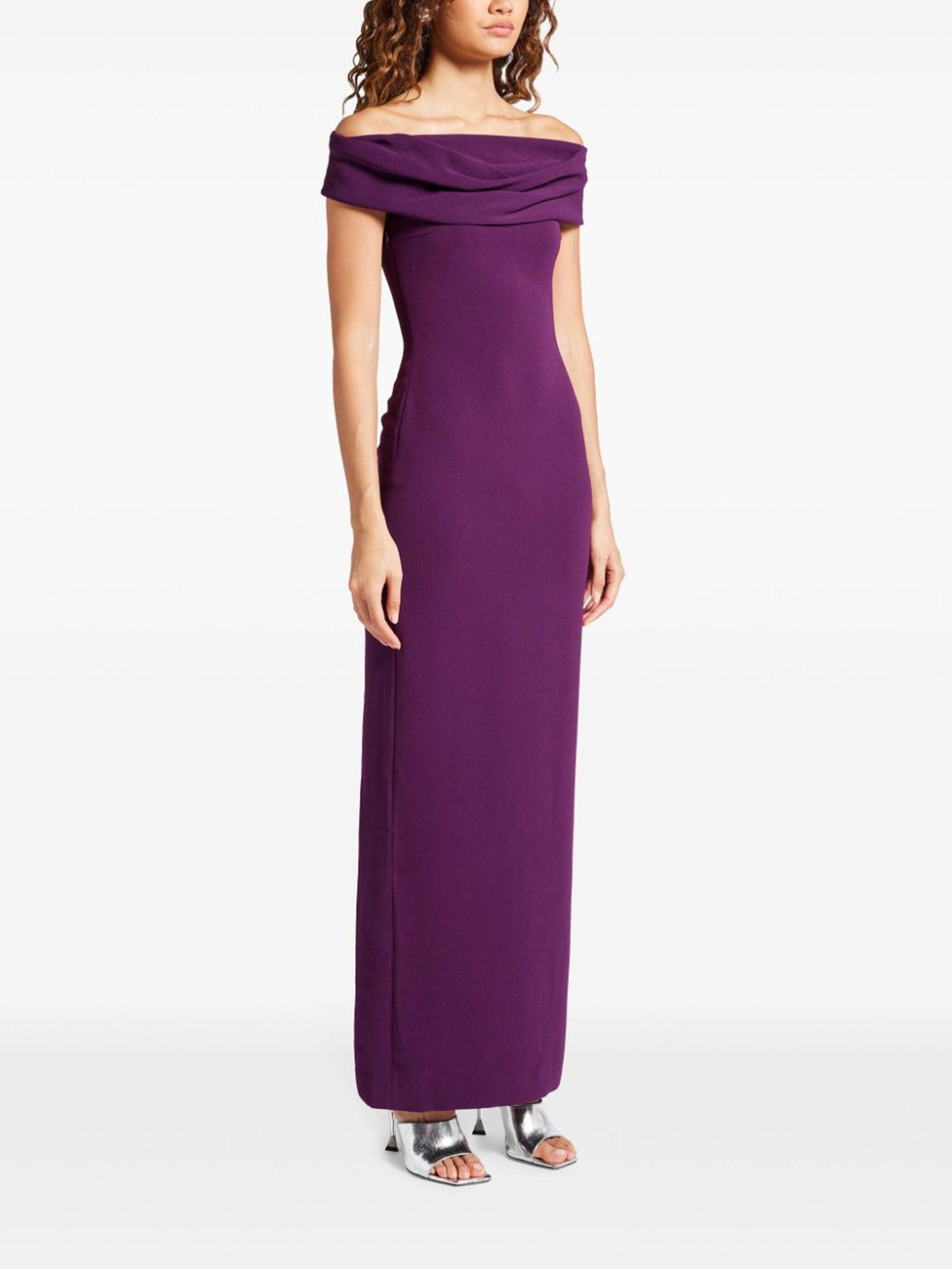 The Eva Maxi Dress in Aubergine