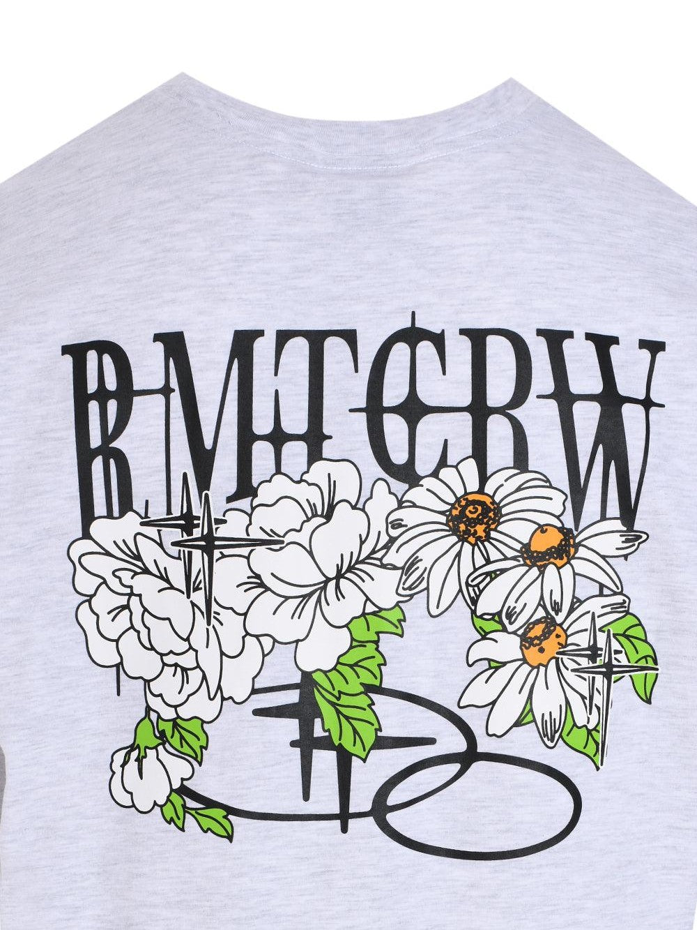 Volume logo flower tee shirt