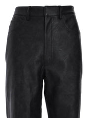 Textured straight pants