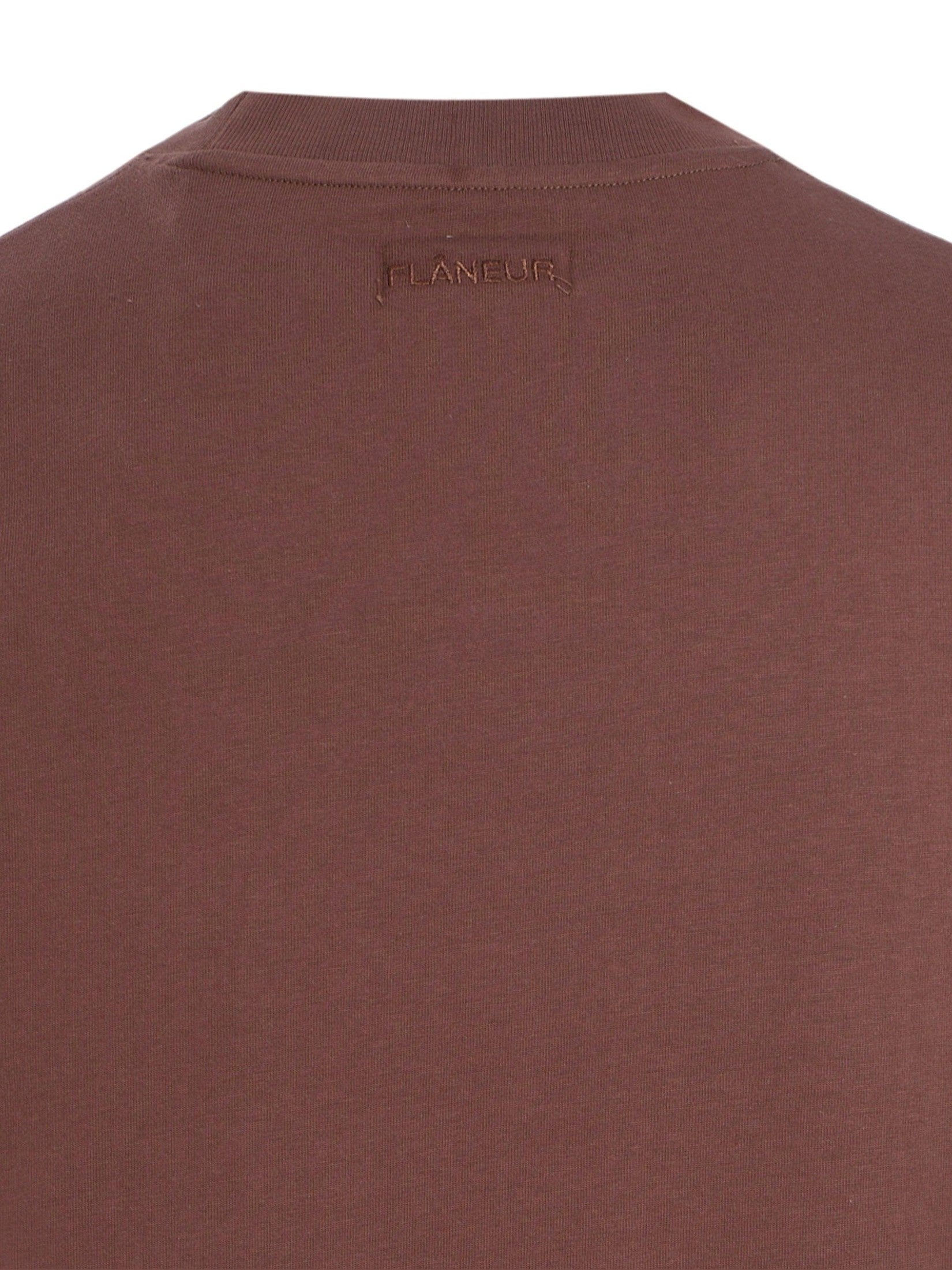 Logo t-shirt brown