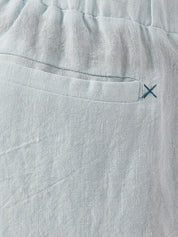 Linen drawstring trousers
