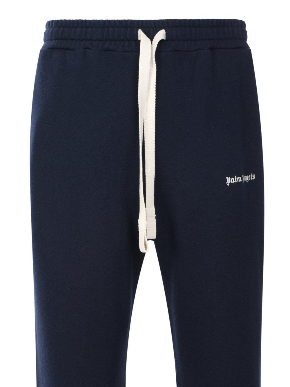 Classic logo sweatpant navy blue  off white
