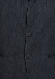 Giorgio Armani textured-finish single-breasted blazer