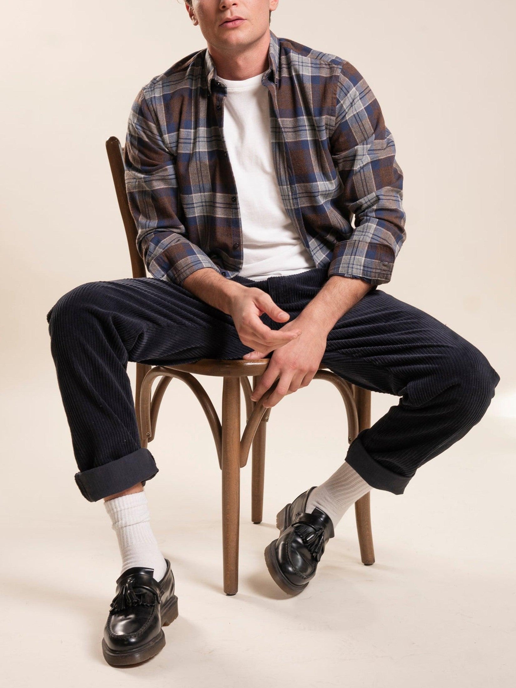 Button down l-s flannel
