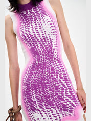Brooklyn wavy asymmetric dress