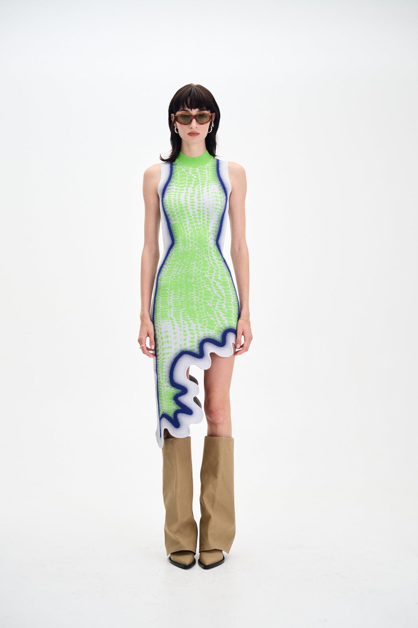 Rubaiyat Brooklyn wavy asymmetric dress Rubaiyat Brooklyn wavy asymmetric dress
