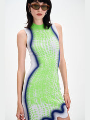 Brooklyn wavy asymmetric dress