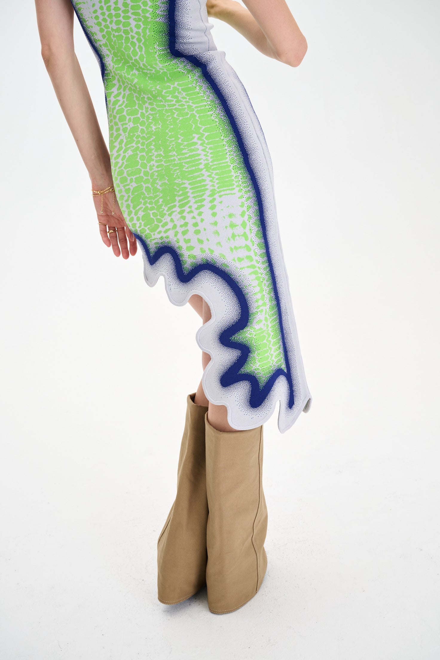 Rubaiyat Brooklyn wavy asymmetric dress Rubaiyat Brooklyn wavy asymmetric dress
