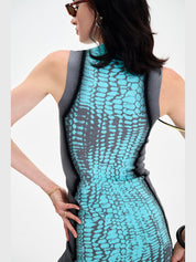 Brooklyn wavy asymmetric dress