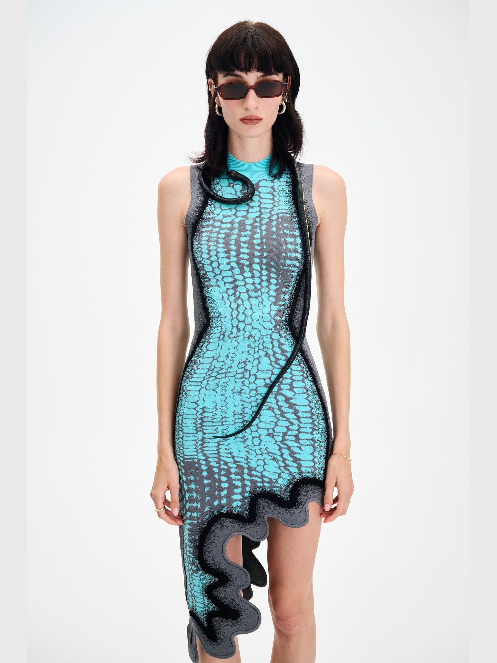 Rubaiyat – Brooklyn wavy asymmetric dress