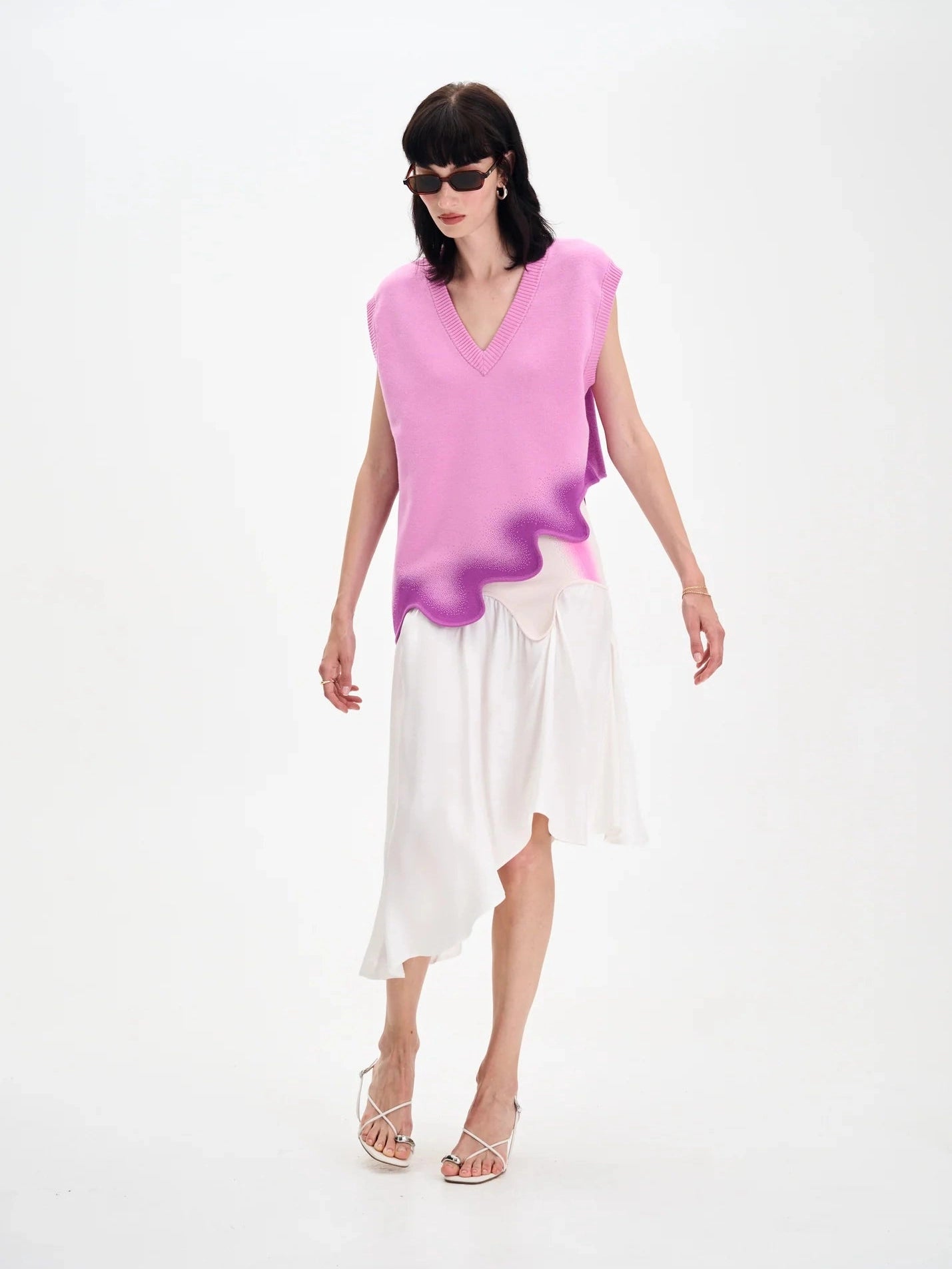 Catalina oversized wavy vest
