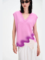 Catalina oversized wavy vest