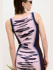Robin reversible wavy dress with sequins