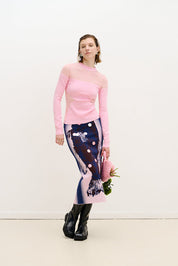 Blenny long sleeve sheer pullover