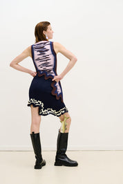 Casey wavy mini skirt