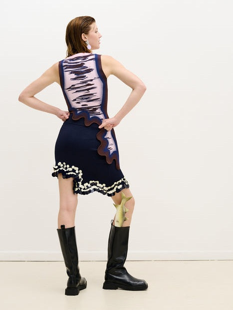 Casey wavy mini skirt