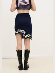 Casey wavy mini skirt