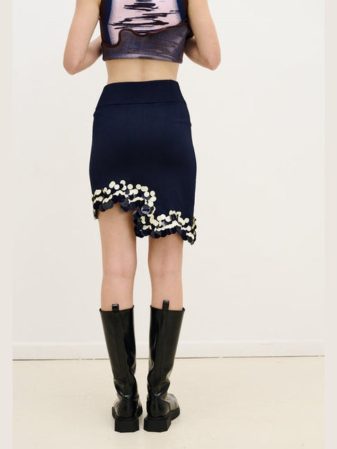 Casey wavy mini skirt