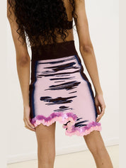 Casey wavy mini skirt