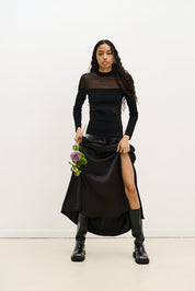 Blenny long sleeve sheer pullover