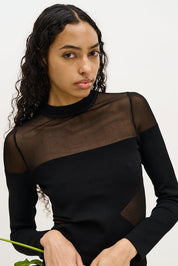 Blenny long sleeve sheer pullover
