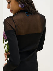Blenny long sleeve sheer pullover