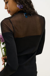 Blenny long sleeve sheer pullover