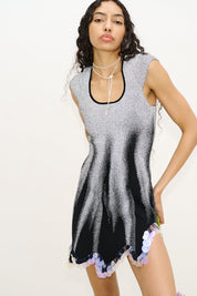 Zingel flashlight reflective mini dress with sequins