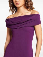 The Eva Maxi Dress in Aubergine