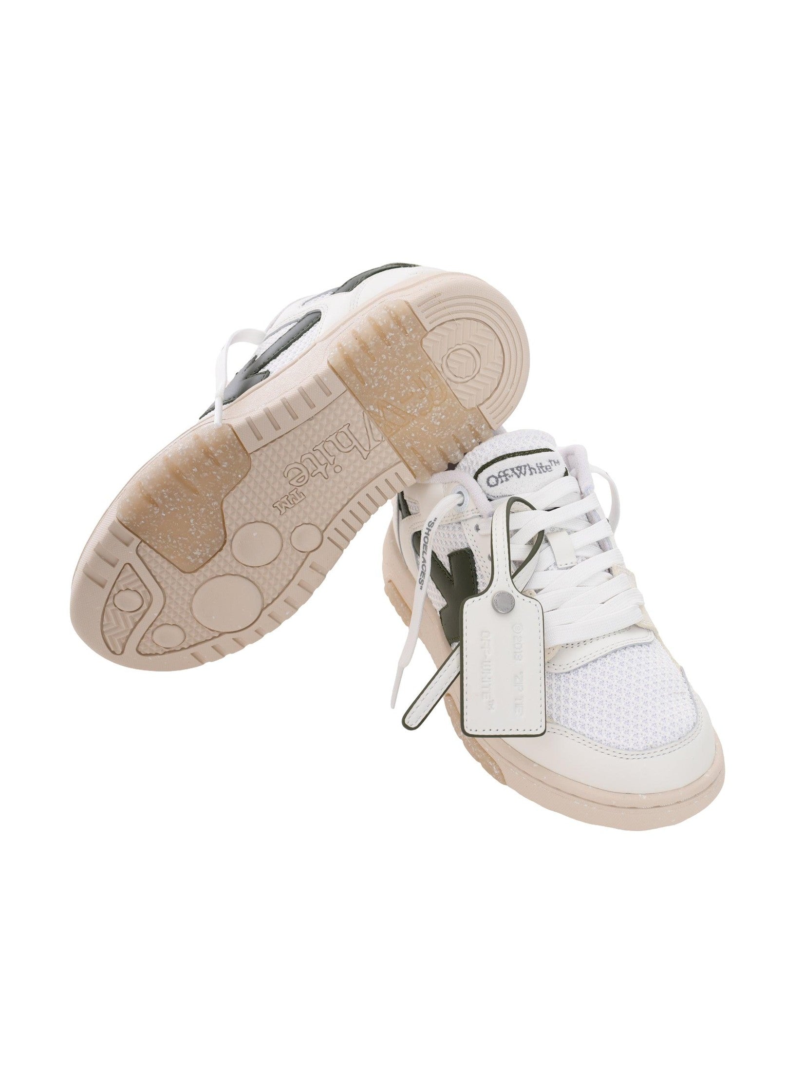 Slim out of office white - military gree