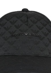 Emporio Armani logo print cap