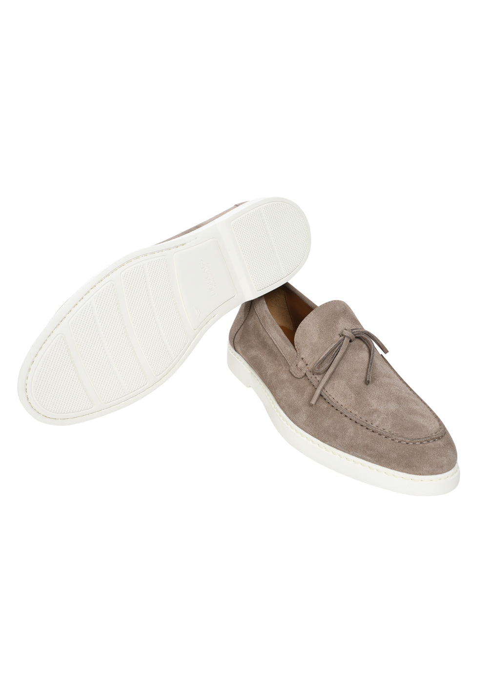 Doucal's penny-slot suede loafers