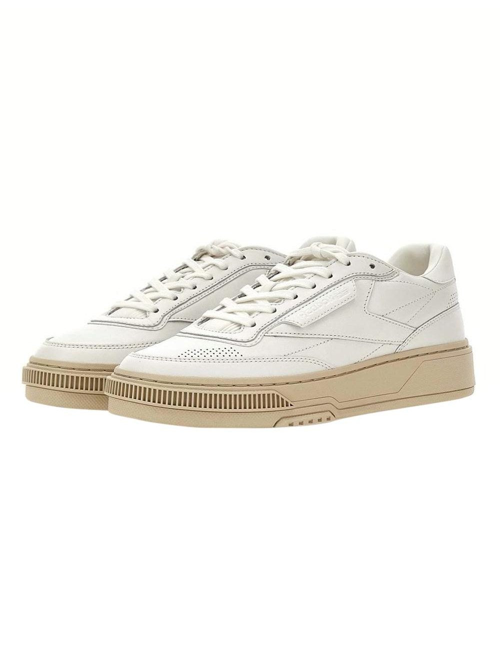 Club c ltd white lthr