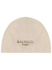 Balmain kids logo-appliqué cotton pajamas