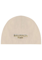 Balmain Kids logo-appliqué cotton pajamas